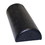 CanDo 30-2291 Black Composite Foam Roller-Extra Firm-6"x12"-Half Round