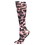 Celeste Stein Womens 10" Ankle Sock-Neon Pink Flames