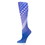 Celeste Stein Womens 10" Ankle Sock-Diagonal Dots Blue