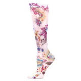 Celeste Stein Womens Compression Sock-Tropical Paisley