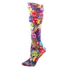 Celeste Stein Womens Compression Sock-Bouquet