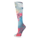 Celeste Stein Womens Compression Sock-Fancy Watercolors
