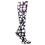 Celeste Stein Womens 15-20 mmHg Compression Sock-Queen-Skull