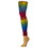 Celeste Stein Womens Leggings-Queen-Rainbow Zebra