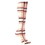 Celeste Stein Womens 10" Ankle Sock-Tan Brown Plaid