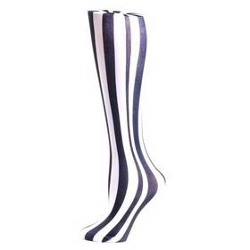 Celeste Stein Sock-Navy Stripes