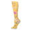 Celeste Stein Womens 10" Ankle Sock-Prairie Flowers Gold