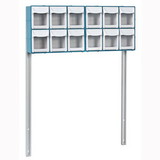 Detecto CAB12 12-Bin Organizer with Accessory Bridge