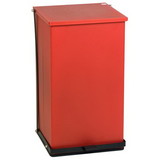 Detecto P Series Step-On Waste Can Receptacles-Red