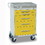 Detecto RC33669YEL Rescue Isolation Medical Cart-5 Yellow Drawers