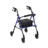 Drive Medical Adjustable Height Rollator with 6