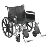 Drive STD24EC Sentra EC Wheelchair-Full Arms-Elevating Leg Rests-24