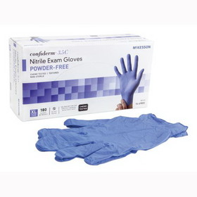 McKesson 14-6980C TACTILE TOUCH Powder Free Nitrile Exam Glove-180/Box
