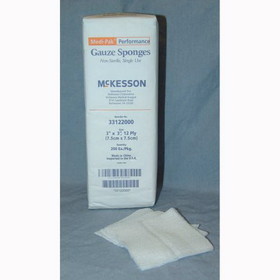 McKesson 33082000 Medi-Pak Non-Sterile Gauze Sponges-4000/Case