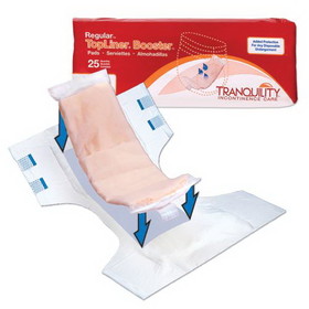 Tranquility 2070 TopLiner Booster Pad Medium Diaper Inserts 200/Case