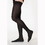 SIGVARIS 233NMLW99 30-40 mmHg Womens Cotton Thigh Highs-Med-Long-Black