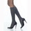 SIGVARIS 842CLLW99 20-30 mmHg Soft Opaque Knee High-Lge-Long-Black