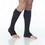 SIGVARIS 972CXLO99 20-30 mmHg Access Knee High-XL-Long-Open Toe-Black