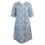 Silverts SV21180 Womens Decorative Neck Adaptive Dress-Blush-Large