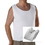 Silverts SV28045 3 Pack Mens Adaptive Undervests-Adaptive Underwear-White-Large