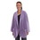 Silverts SV30240 Cozy Fleece Pocket Capes For Women-Pink Plaid-One