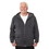 Silverts SV40010 Mens Magnetic-Zipper Hoodie With Pockets-Gray-Large