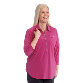 Silverts SV41030 Womens Zip Front Top For Self Dressing