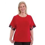 Silverts SV41070 Super Easy Dressing Top With Extra Deep Arm Holes Great For Arthritis
