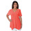 Silverts SV41120 Easy Self Dressing Fashion Top-Living Coral-LGE