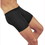 Solidea 0300A5 Active Massage 15mmHg Mens Boxer Brief-Black-Small