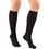 Truform 1973 Womens Rib Patten Knee High Sock-15-20 Gradient-XL-Black