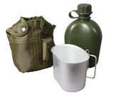 Rothco 3 Piece Canteen Kit With Cover & Aluminum Cup