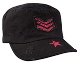 Rothco Women's Vintage Stripes & Stars Adjustable Fatigues Cap
