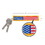 Rothco US Flag Patch Keychain