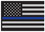 Rothco Thin Blue Line Flag Decal, Price/each