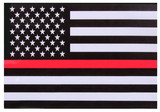 Rothco Thin Red Line Flag Decal