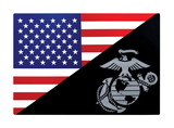 Rothco 1298 USMC Eagle, Globe and Anchor Flag Decal (Outside / Back Gum)