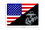 Rothco USMC Eagle, Globe and Anchor Flag Decal (Outside / Back Gum)