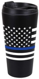 Rothco Thin Blue Line Flag Travel Mug
