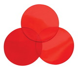 Rothco D-Cell Angle Flashlight Red Lenses - 3 Pack
