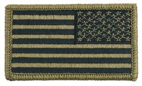 Rothco OCP American Flag Patch With Hook Back