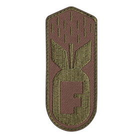 Rothco 1868 F-Bomb Patch With Hook Back - Coyote Brown