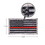 Rothco Thin Red Line US Flag Patch - Hook Back, Price/each