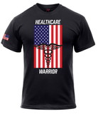 Rothco Healthcare Warrior US Flag T-Shirt - Black