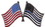 Rothco Thin Blue Line US Flag Pin