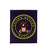 Rothco 2301 Military Insignia Fleece Blankets - Navy