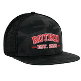 Rothco Est. 1953 Embroidered Midnight Black Camo Trucker Hat