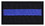 Rothco Thin Blue Line Patch - Hook Back, Price/each