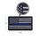 Rothco PVC Thin Blue Line Flag Patch - Hook Back, Price/each