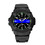 Aqua Force Thin Blue Line Police Officer Rugged Pu Rubber Watch (50m Water Resistant), Price/each